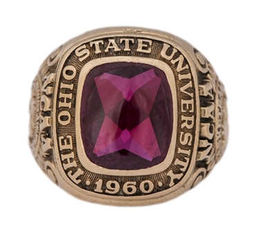 1960 Ohio State Buckeyes NCAA Basketball National Championship Ring
